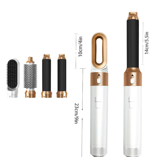 PollyCare™ 2025 5in1 Professional Negative lonic Hair Styler